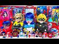 Miraculous Ladybug Toys Collection ASMR Unboxing Review | Mystery Cat Noir &amp; Ladybug Surprise Boxes