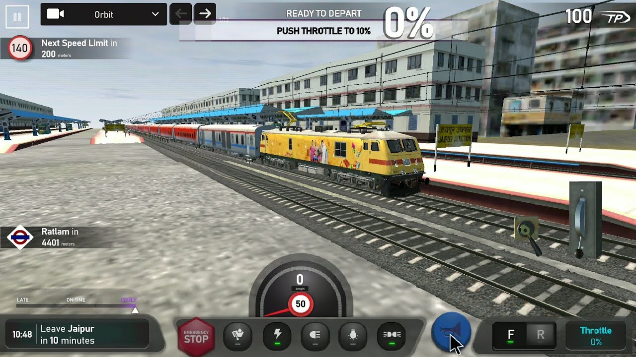 ITS jaipur to Mumbai Central Rajdhani Express With WAP 7 Action