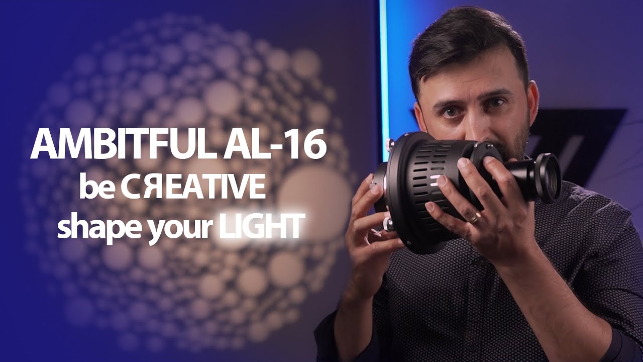How to shape your backdrop lighting setup [ AMBITFUL AL-16 Snoot 