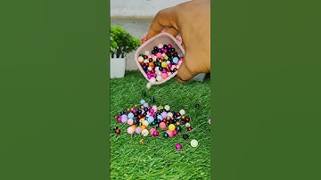 Satisfying Reverse Breads ASMR || Colouring Balls reverse video #satisfying #reverse #asmr