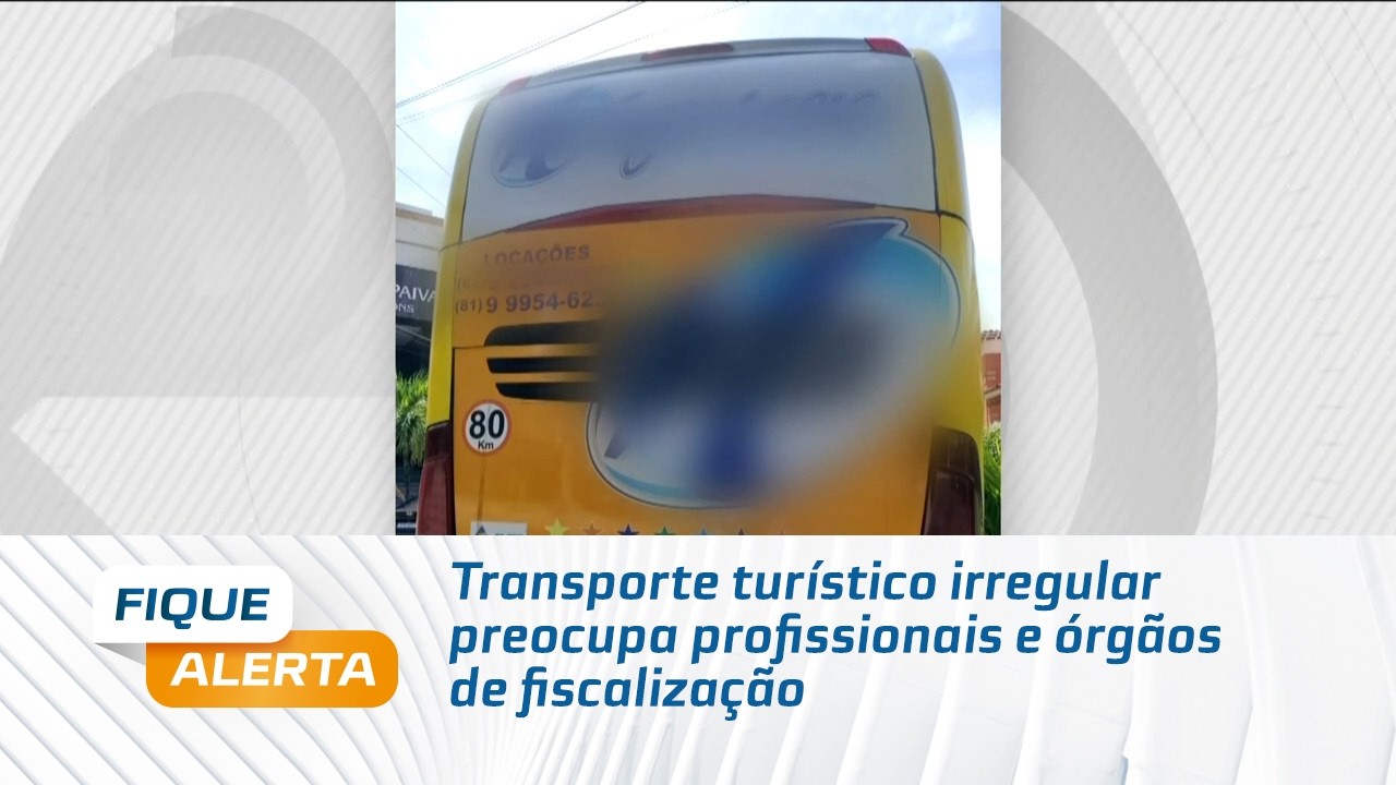 Transporte turístico irregular preocupa profissionais e órgãos de fiscalização