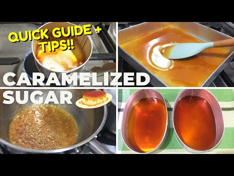 HOW TO CARAMELIZE SUGAR FOR FLAN 🍮 IN 3 EASY WAYS | TIPS FOR PERFECT CARAMEL | LECHE FLAN ARNIBAL