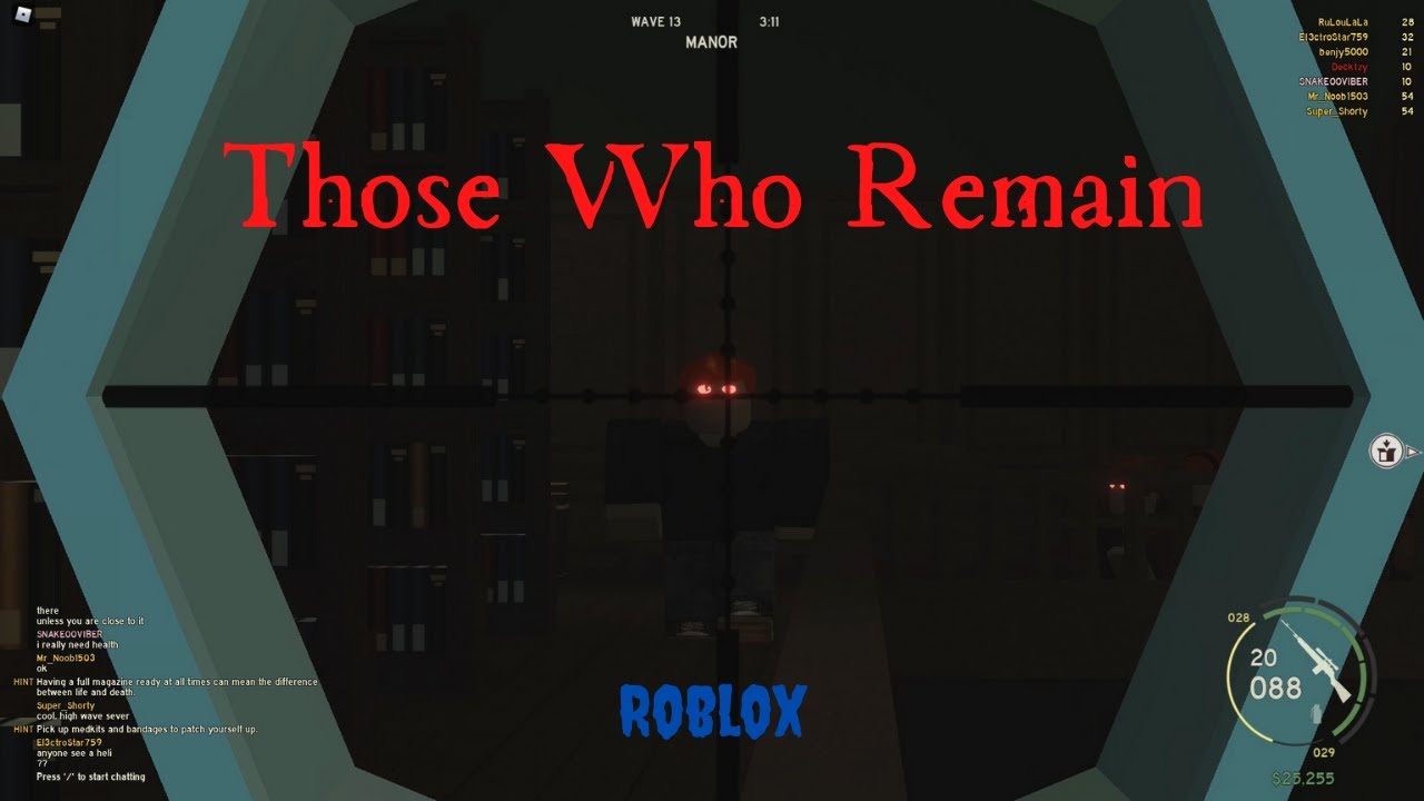 roblox those who remain script