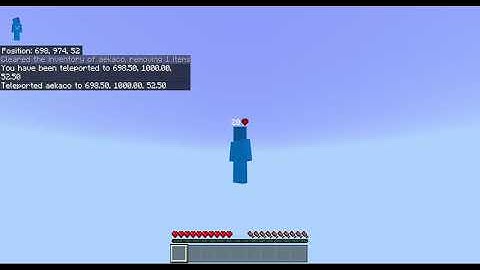 Minecraft | 1000 block 3rd person front view mlg water bucket 2