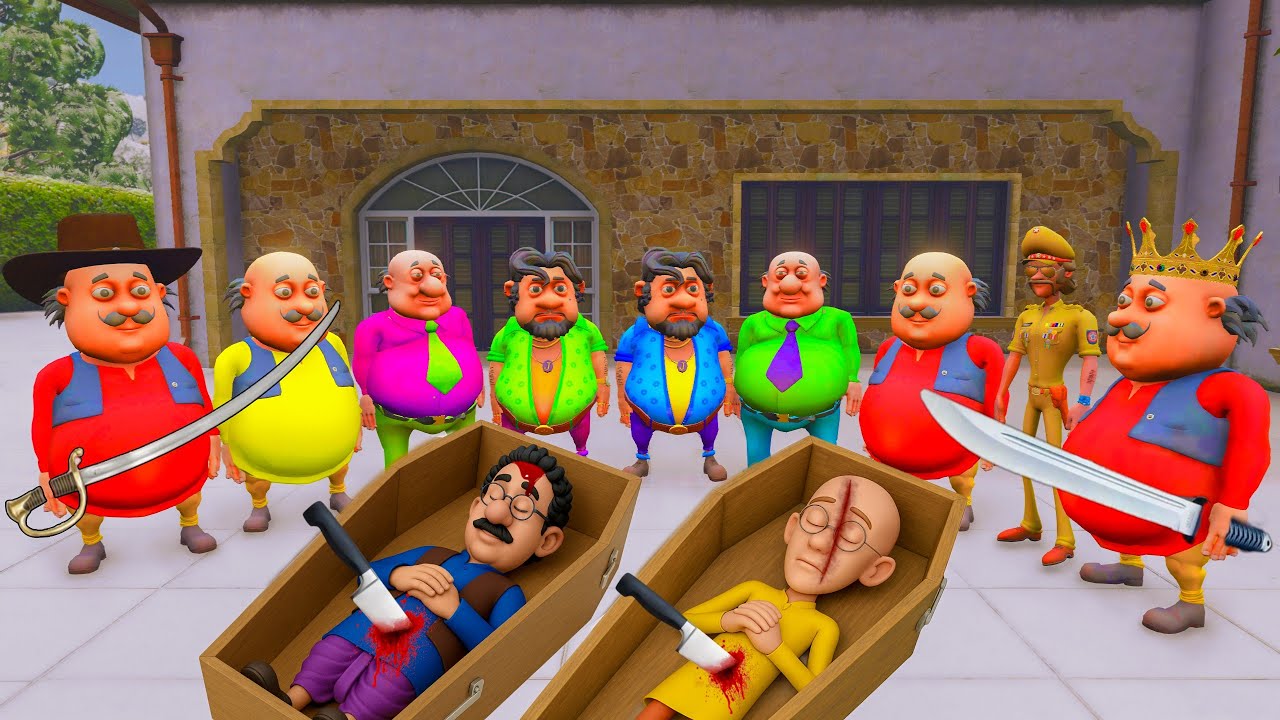 मोटू पतलू राजा मोटू के साथ लुका-छिपी | Motu Patlu Play Hide And Seek With King Motu | gtawithpro 2.0