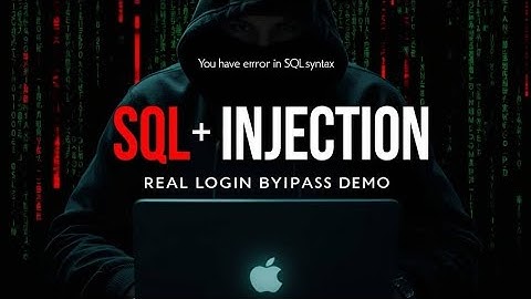 آموزش کامل SQL Injection از صفر تا حرفه‌ای | نفوذ به دیتابیس فقط با یک خط کد!|SQL Injection پارت اول