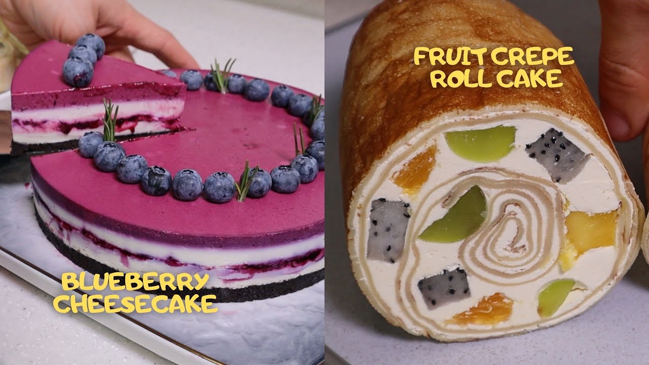 [Нөхрийн хоол] Нэрстэй чийз кек + Жимстэй ролл