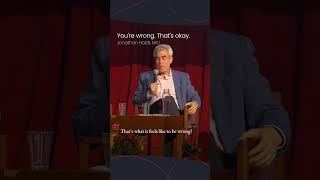 You're wrong. That's okay. | Jonathan Haidt #Shorts