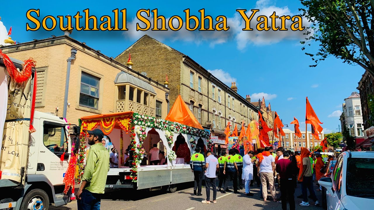 Shobha Yatra Southall | लंदन शोभा यात्रा | Shree Ram Mandir Shobha Yatra Southall 🚩