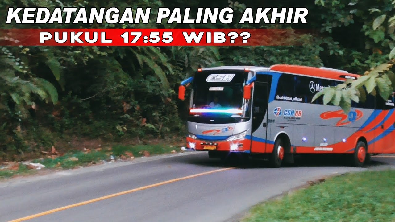 CSH88 MASUK MENJELANG MAGHRIB DARI JAKARTA || BUS PARIWISATA MULAI BERDATANGAN