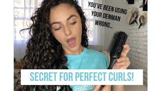 new hack! denman brush tutorial