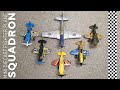 AMAZING FORMATION Diecast Airplane Fighter aircraft Squadron