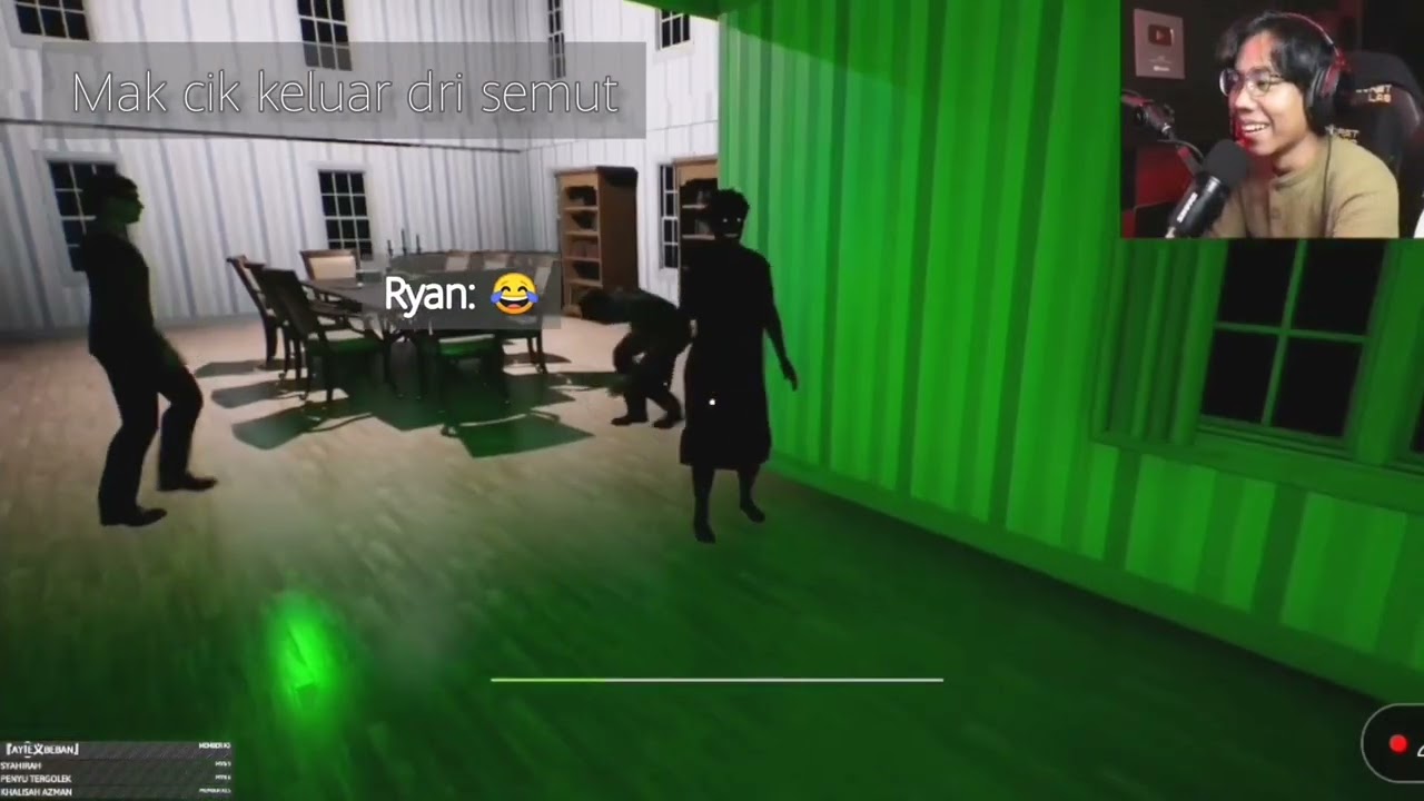 Pokro, Ryan, Semut, Nurul - Horror squad | Funny moments | Malaysia's gamers