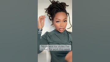 The best loc styles are on those no retwist days #locs #locstyles #locjourney #hairstyles #4chair
