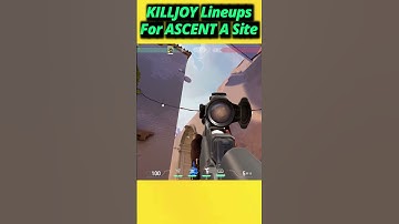 Best Killjoy Lineups for Ascent A Site | Easy & Quick Lineups | TheSomnathOP