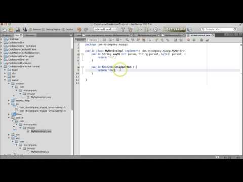 Codename One Native Interfaces