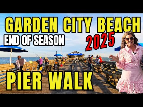 Garden City Beach Pier End of Season - The FUN is still Going Strong! South end of Myrtle Beach, SC.