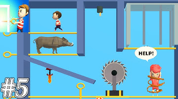 Pin Rescue - Pull The Pin Gameplay Walkthrough All Level 151-185 ios/Android