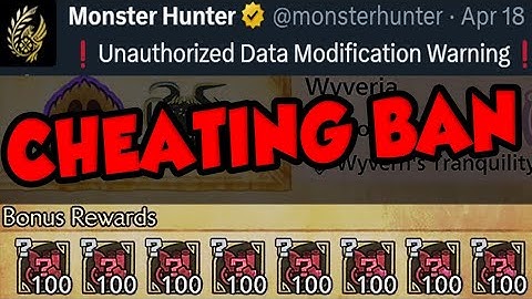 Monster Hunter Wilds FINALLY Banning Cheaters!