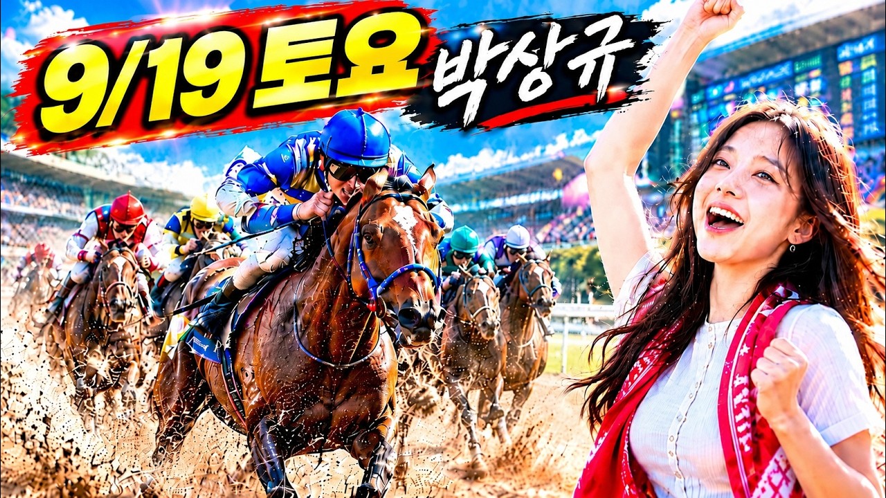 🔴내용 있는  복병 공개🔴, 🟢 9월19일  토요 경마🟢
