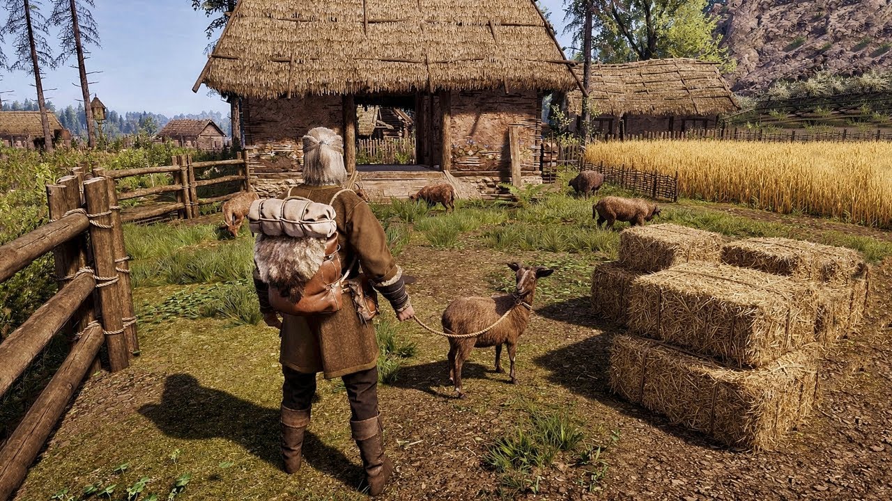 VIDA MEDIEVAL REALISTA! | CONTRUÇÃO DA TAVERNA, APRISCO e CRIAÇÃO DE OVELHAS E CABRAS!