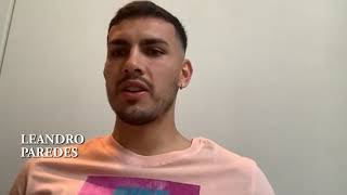 Leandro Paredes' message for Olé's birthday