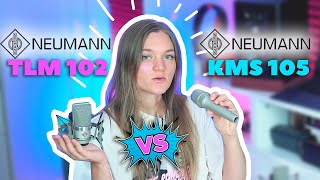 BUDGET STUDIO OR TOP LIVE NEUMANN MIC? TLM102 VS KMS105 | Sound Comparison (Vocal and Guitar)