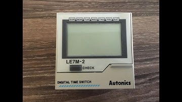 Hướng Dẫn Cài Đặt Rờ Le Hẹn Giờ Bật Tắt Theo Tuần Autonic LE7M-2
