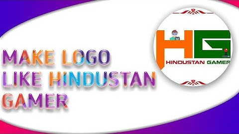 HOW TO MAKE LOGO LIKE HINDUSTAN GAMER ON ANDROID || #VOD || GFX PLANET