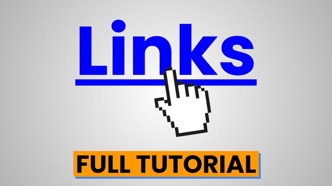 What are Hyperlinks?!? Hyperlinks and links full tutorial YouTube