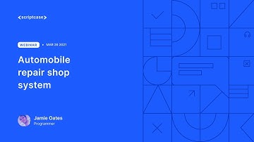 Scriptcase - Automobile repair shop system 1/3