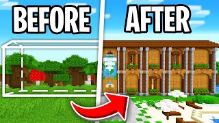 I Transformed The Woodland Mansion in Minecraft Hardcore