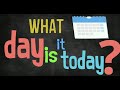 Days of the Week Quiz