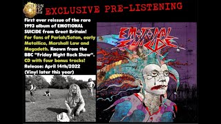 Emotional Suicide - Pre-Listening of the CD-reissue &quot;Emotional Suicide&quot; (recorded 1993, remaster 22)