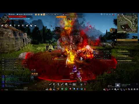 Black Desert Online : Wizard : บอสช่องว่างแห่งความมืด : แม่ทัพอิมพ์จมูกแดง