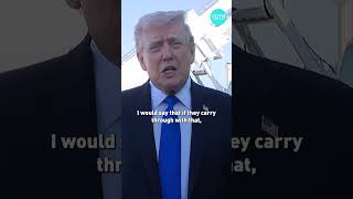 Trump touts peace talks, Iran denies them