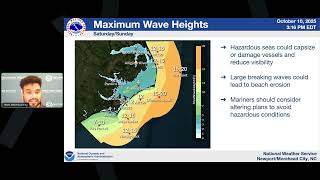 NWS Morehead Webinar Coastal Low - October 10 2025