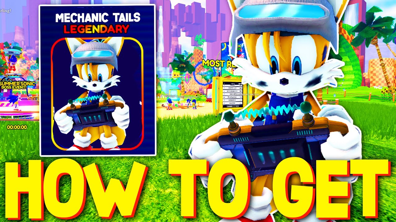 SKIN do MECHANIC TAILS no SONIC SPEED SIMULATOR! #roblox#sonicspeedsim