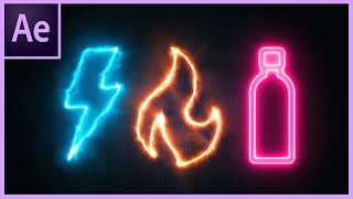Create Electric, Fire and Neon Text and Logo Animations in After Effects CC 2020