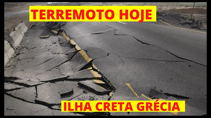 Vídeo mostra Forte terremoto 6.0 de magnitude ,que atingiu a ILha Creta sul da Grécia