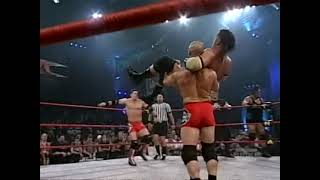 AJ Styles & Christopher Daniels - Back Suplex & Leaping Clothesline