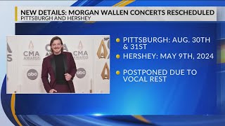 Morgan Wallen concert at Hersheypark Stadium rescheduled