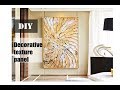 How to make а Wall Decor DIY /Demo/ Decorative Texture Pannel/ on Canvas by Julia Kotenko