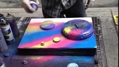 Come fare un murales con bombolette spray?