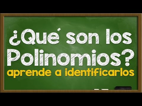 Video: Que Es Un Polinomio