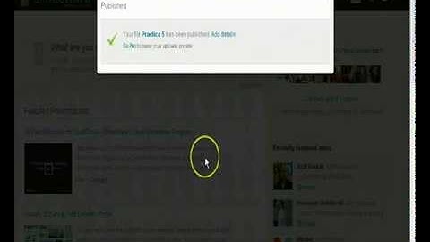 Cómo subir archivos a Slideshare.