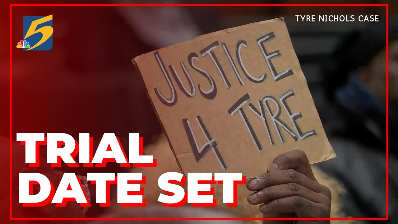 Trial date set for ex-MPD officers in Tyre Nichols case - YouTube