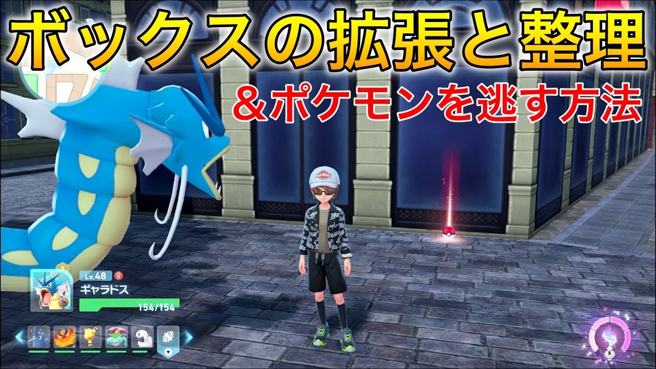 ポケモンza】ボックスの拡張、整理、ポケモンを逃す方法#ポケモンza