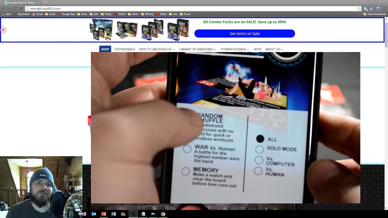 Workout Suitable For Geeks: Strength Stack 52 App and Card Game Review