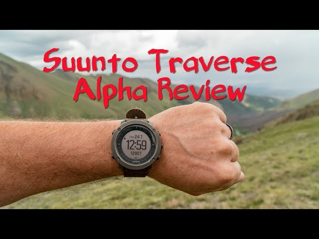 Suunto Traverse Slate - Reloj GPS para outdoor